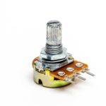 Panelmounted potentiometer