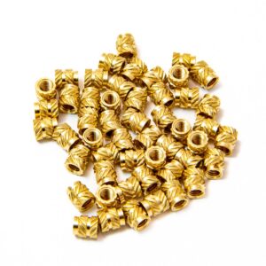 Värmeinsättningsgängor för Termoplast, M3 x 5 mm, 50st